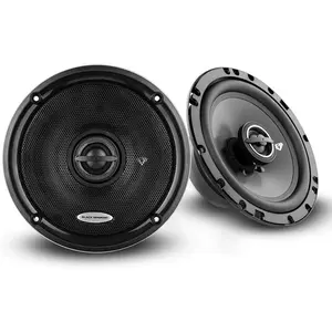 BLACK DIAMOND DIA-65.2 6.5" 2-Way Coaxial Car Speakers – 60W RMS / 120W Max, 4-Ohm, IMPP Cone with Rubber Surround, Removable Grill, High Clarity Tweeters, Front & Rear Door Replacement