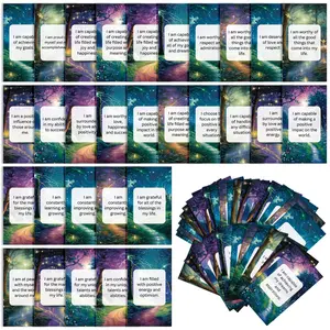 60 Unique Affirmation Cards, Forest Wisdom Oracle Cards, Daily Inspirational Cards, Women Encouragement Quotes, Stress Relief Gift