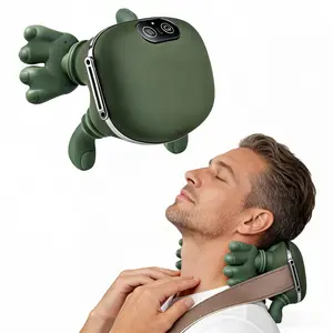 Shoulder Massager Electric Cervical Massager Bionic Hand Heating Wireless Portable 3D Kneading Massage for Neck Shoulders & Hands Unisex Lightweight & Adjustable Speed Settings