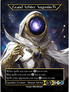 Grand Arbiter Augustin IV - Full Art Altered Art Custom Proxy Card