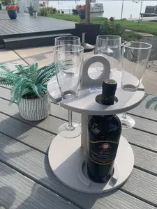 Table Top - Wine Glass and Bottle Caddy