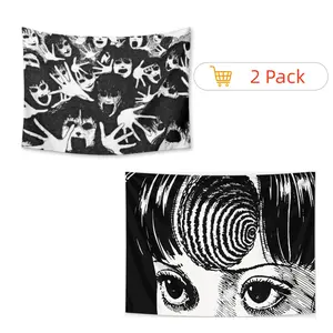 (Multiple packs) Modern Portrait Pattern Tapestry, Wall Tapestries, 1 Count Creative Wall Hanging Decor, Wall Decor for Home Living Room Bedroom, Home Decor