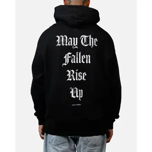 Saint Morta Fallen Rising Boxy Hoodie Black