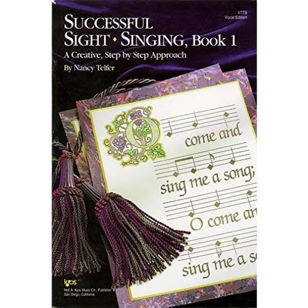 USED Book - V77S - Successful Sight Singing, Bk1/Vocal Edition by Nancy Telfer (Paperback) - english