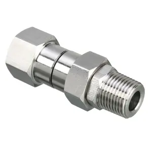 M MINGLE Pressure Washer Swivel 3/8 Inch NPT Male Thread Fitting Stainless Steel 4500 PSI Kink-Free 360-Degree Rotation High Quality Hardware