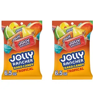 JOLLY RANCHER Tropical Fruit Flavored Hard Candy Bag, 6.5 oz (Pack of 2)