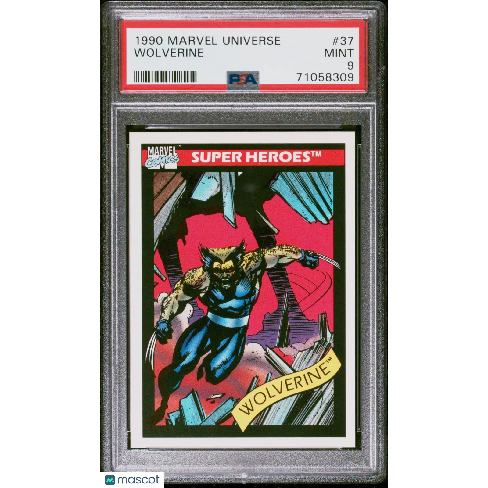 1990 Marvel Universe Wolverine #37 PSA 9