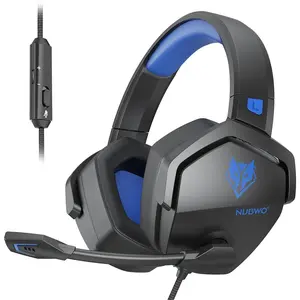 NUBWO N16 Wired Gaming Headsets for Xbox PS5 PS4 PlayStation Switch Mac Over Headphones with MIC Stereo Sound Wired Xbox Headet