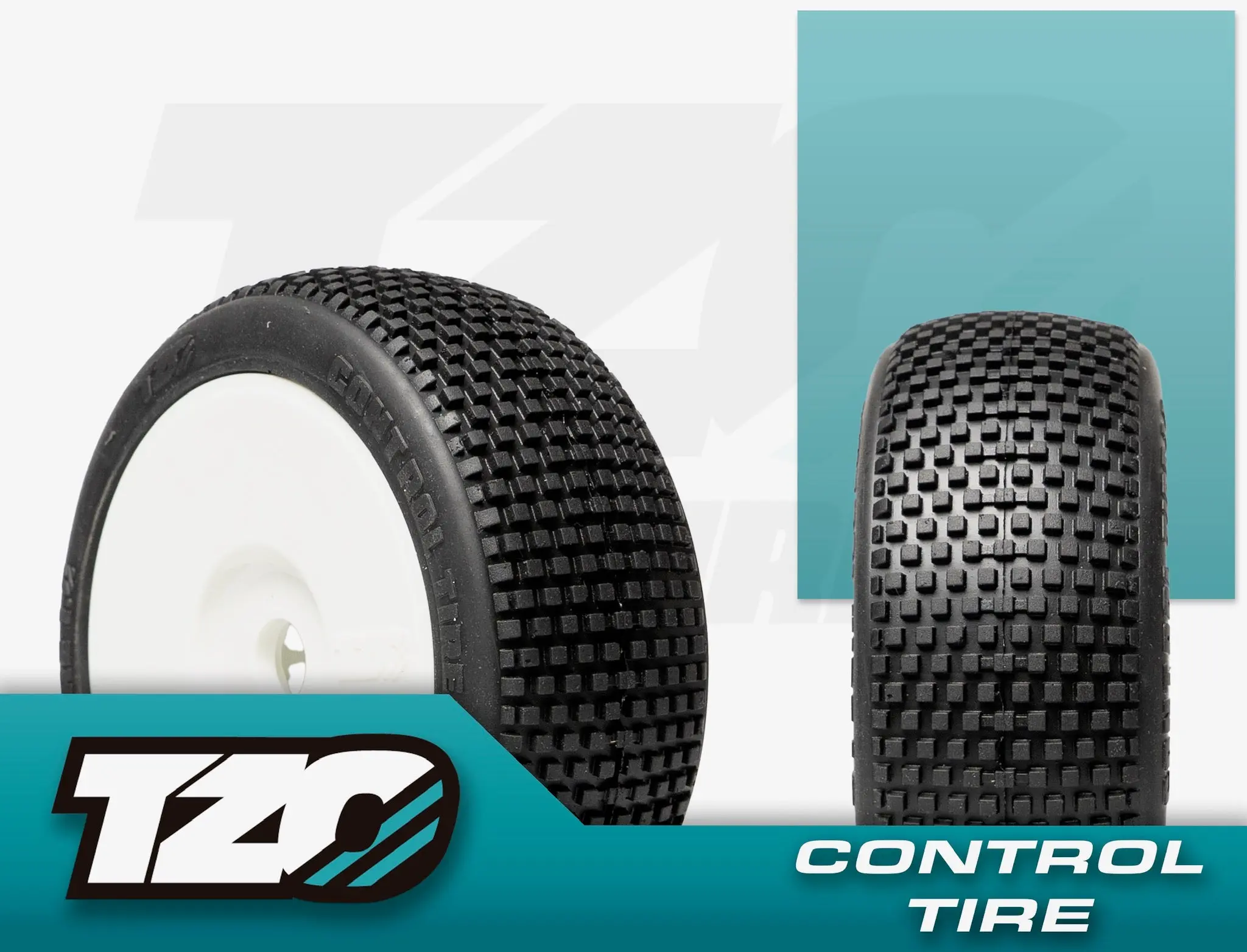 C10 Control Tire  Car Set Non-Glued (Tires+Inserts+Rims)