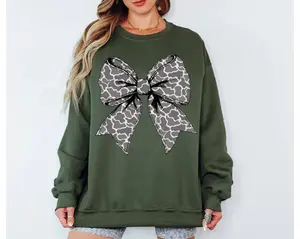 Camo Bow Sweatshirt