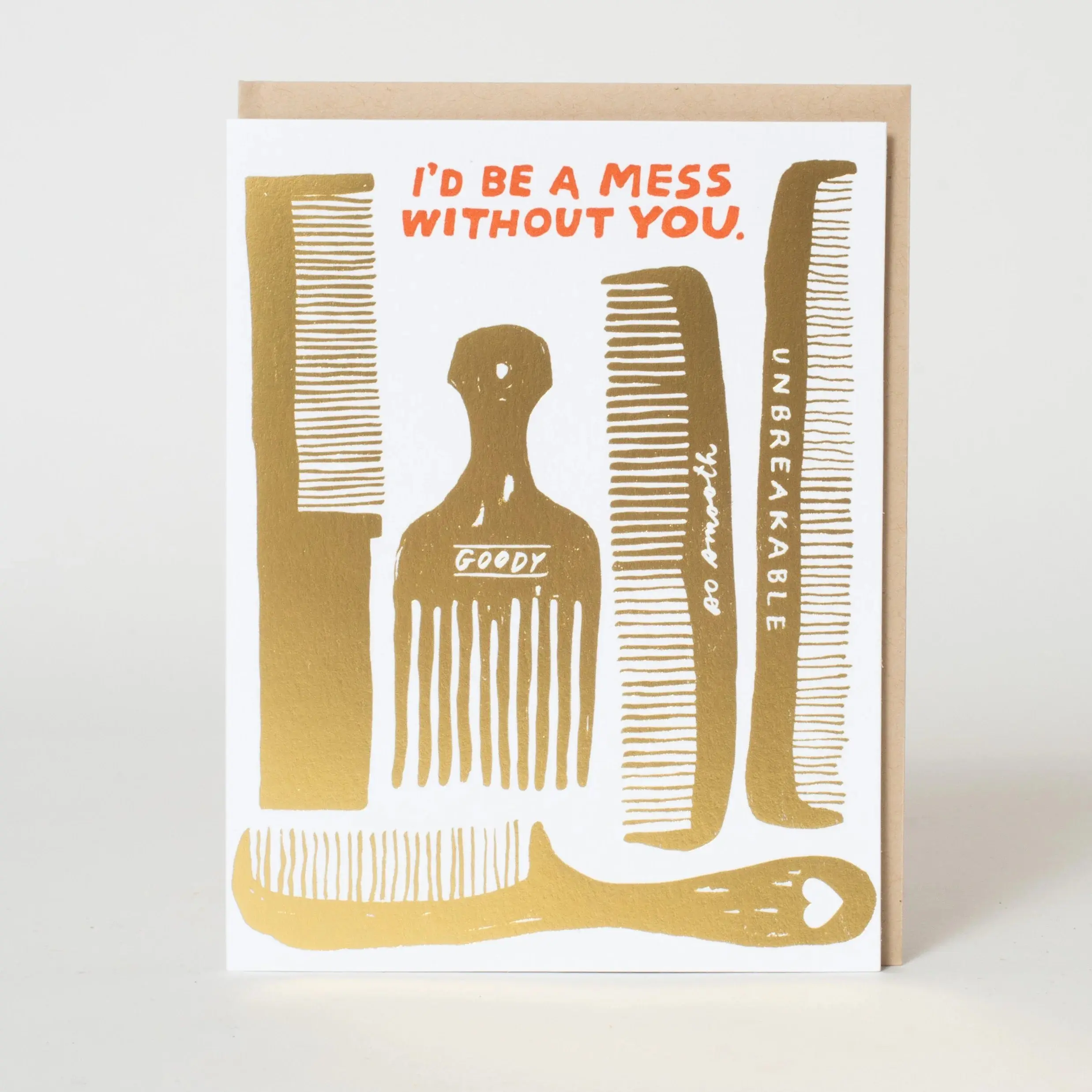 Mess Without You Gold Combs