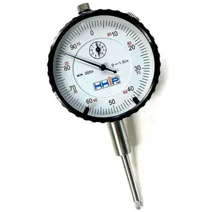 Precise Pro-Series AGD Group 2 Flat Back Dial Indicator, 0-1" Range, Interchangeable Steel Parts, Automotive & Motorcycle Repair Diagnostic Tool