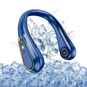 No-Leaf Neck Fan, Portable and Comfortable Design, 3 Speed Settings, Ultra-Silent Operation, USB Charging Conveniently, Personal Use Anywhere