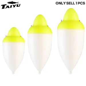 TAIYU 40/60/80g Heavy Fishing Floats with Light, Bright Floating Buoyancy, Foam Bobber, Eva Material Professional Fishing Accessories