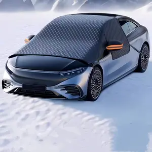 11 scenes available windshield snow cover car magnetic cover and ice car large magnetic frost cover winter with side window frost cover Oxford cloth -Strength, -Easy to install all seasons universal Car Accessories Car Covers