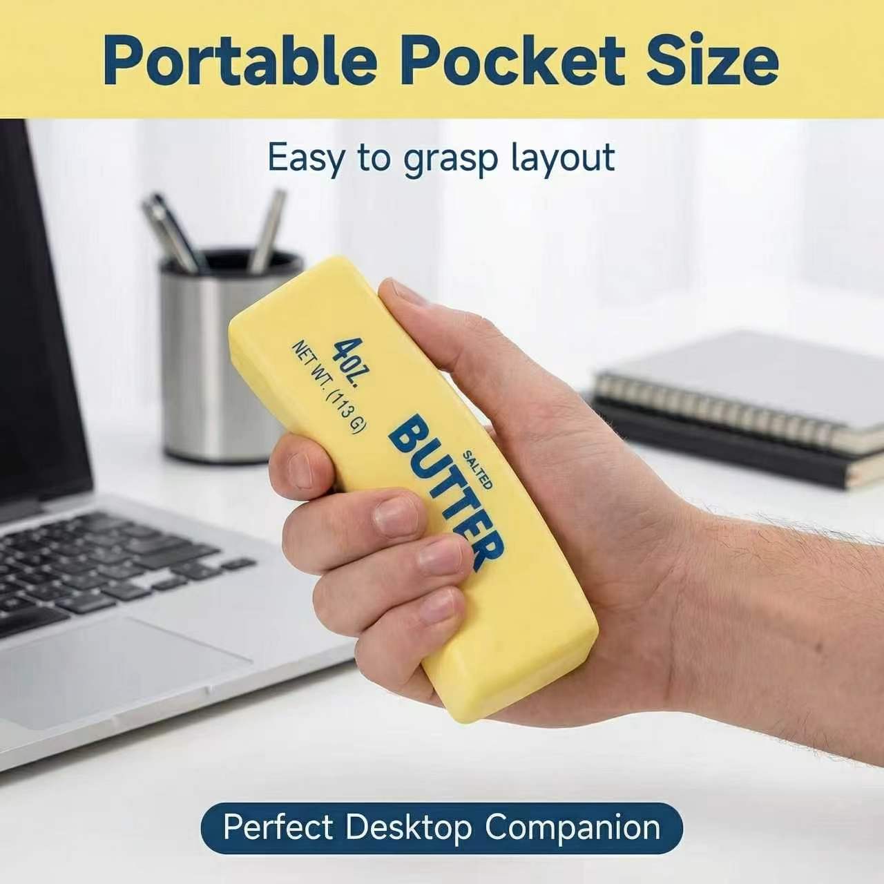 Butter Squishy Toy, Cream Stick Soft Toy with Cream Scent,Perfect for Play & Stress Relief, Ideal Gift for All Occasions