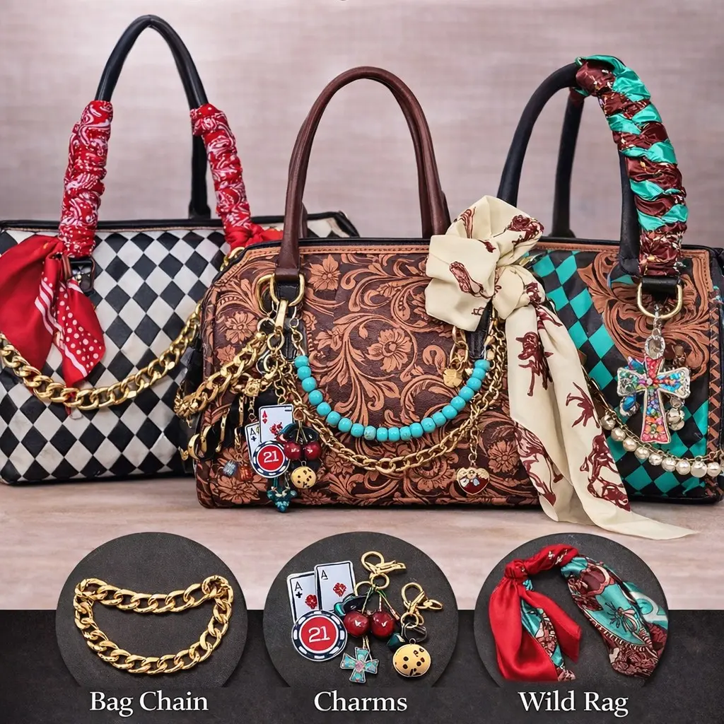 Large bag charm or bag chain add on