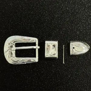 3 Piece Buckle Set for Cowboy Hat Bands