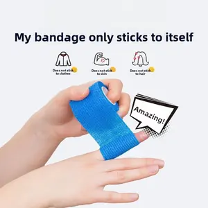 Disposable Self-adhesive Elastic Bandage Non-woven Sports Knee Pad Wrist Bandage Pet Bandage Finger Bandage daily bible mask box
