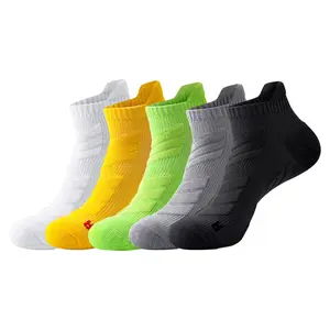 Oversized Men Running Basketball Socks Towel Cushioned Sweat Wicking Comfort Short Tube Sport Socks22107-1