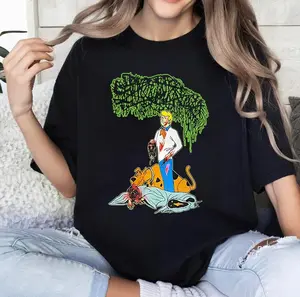 Comfort Color Sanguisugabogg Scooby Shirt, Hoodie, Sweater, Unisex Cotton Tee, Vintage Graphic Tee, Comfortable Casual T-Shirt Classic Clothing Fit Top Women Tshirt