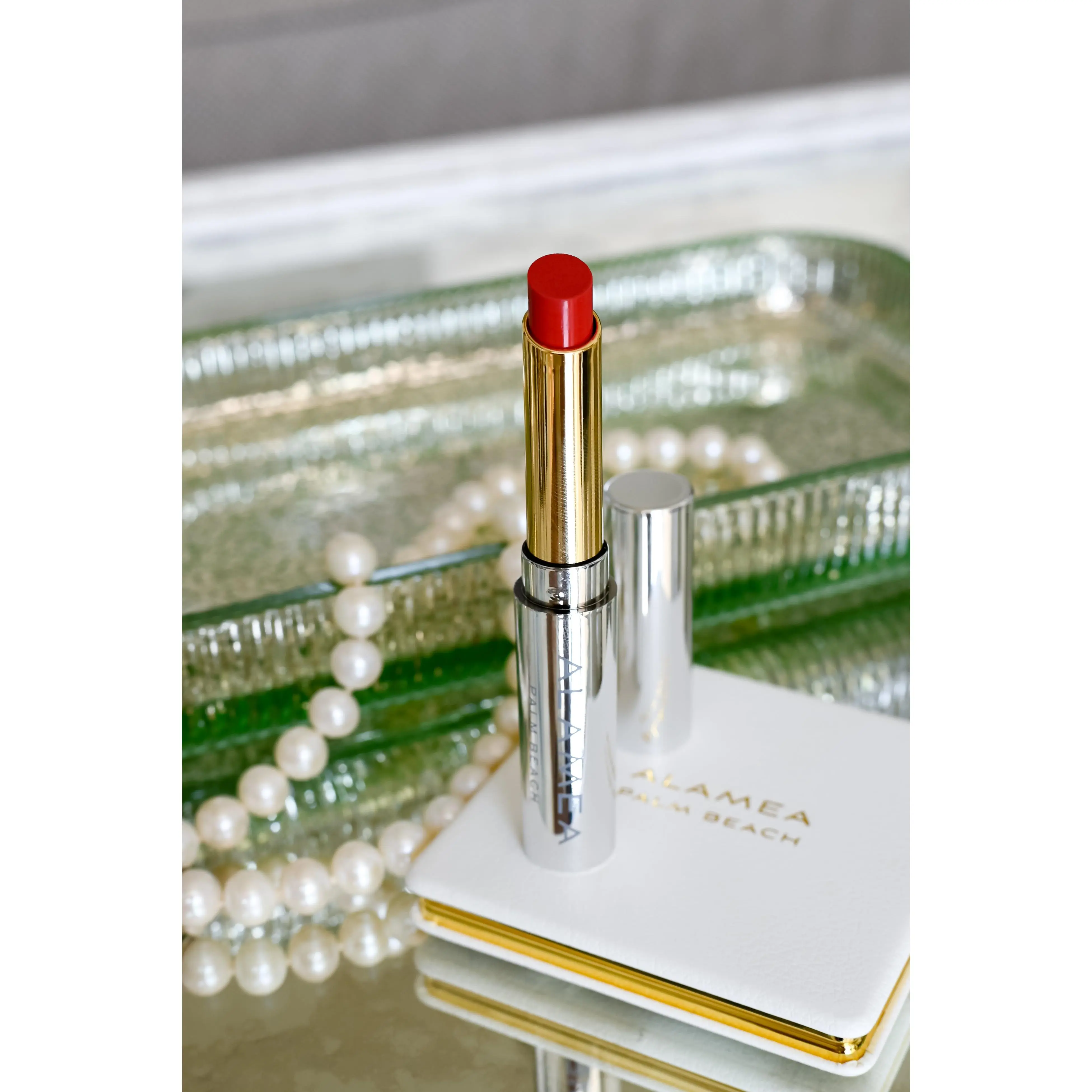 The Skinny Satin Lipstick SPF 30 - A Vegan, Vitamin Rich, Ultra Creamy lipstick that glides on velvety smooth.