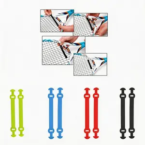 Powerti Long Snap Tennis Racket Dampener, DIY External Shock Absorber, Multi-Color Options, Easy Installation, Practical and Durable Gift