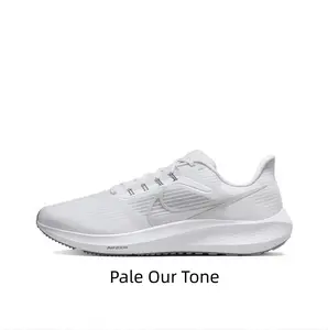 All-White Performance Runner – Breathable Mesh Upper with React Foam & Zoom Air for Daily Training