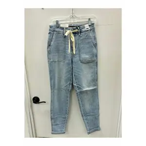 Keira Judy Blue Light Wash Joggers - Soft and Comfy Pants for Women