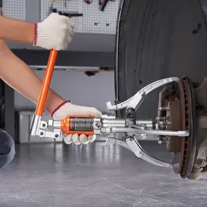 VEVOR Hydraulic Gear Puller, Maximum Bearing Capacity 5 Tons, Wheel Bearing Puller Separator, 2 3 Claw Puller, Vertical and Horizontal, with Case 8inch Claw Hydraulic Puller for Pulling Wheel Hubs