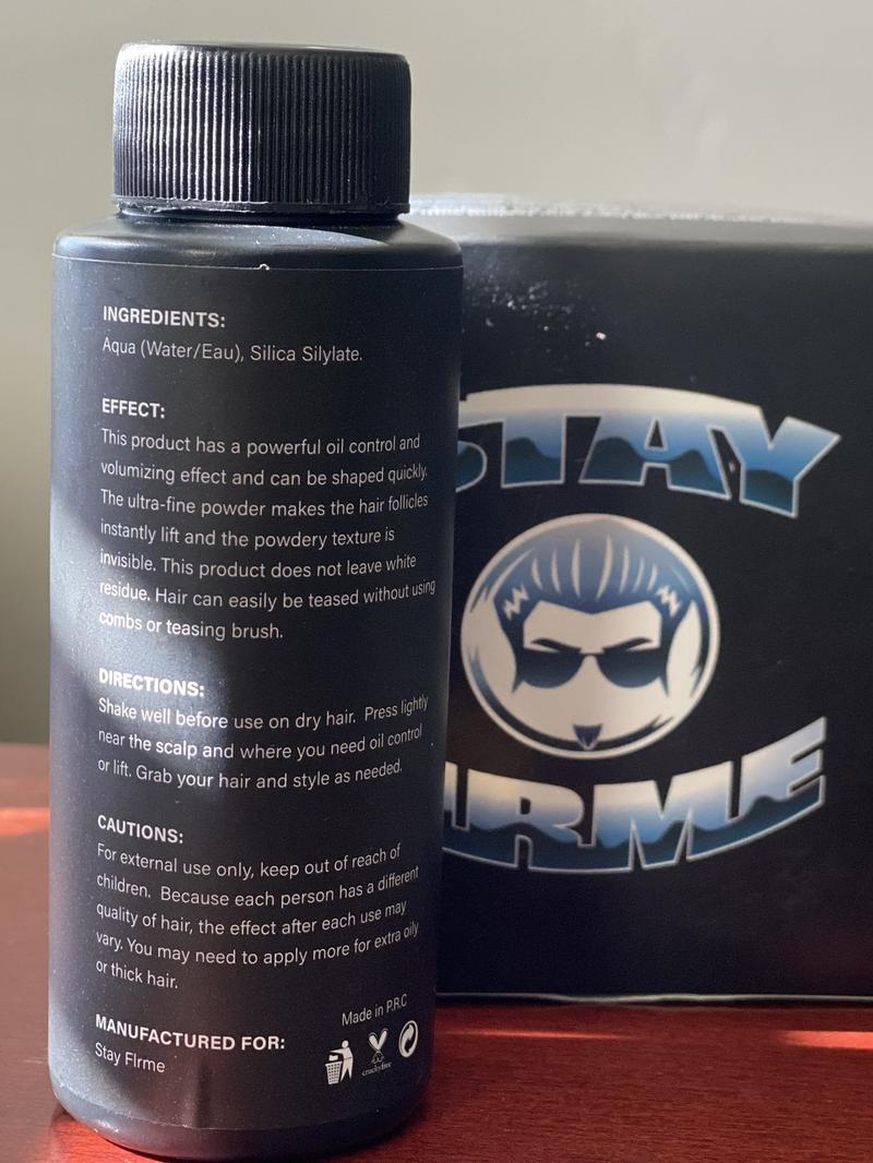 StayFirme Matte Hair Styling Powder for Oil Control and Volumizing Effect - 20g - Haircare