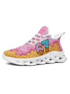 Men's SIXSEVEN Dessert-Themed Running Sneakers - Breathable Comfortable Lightweight All-Season Casual Shoes