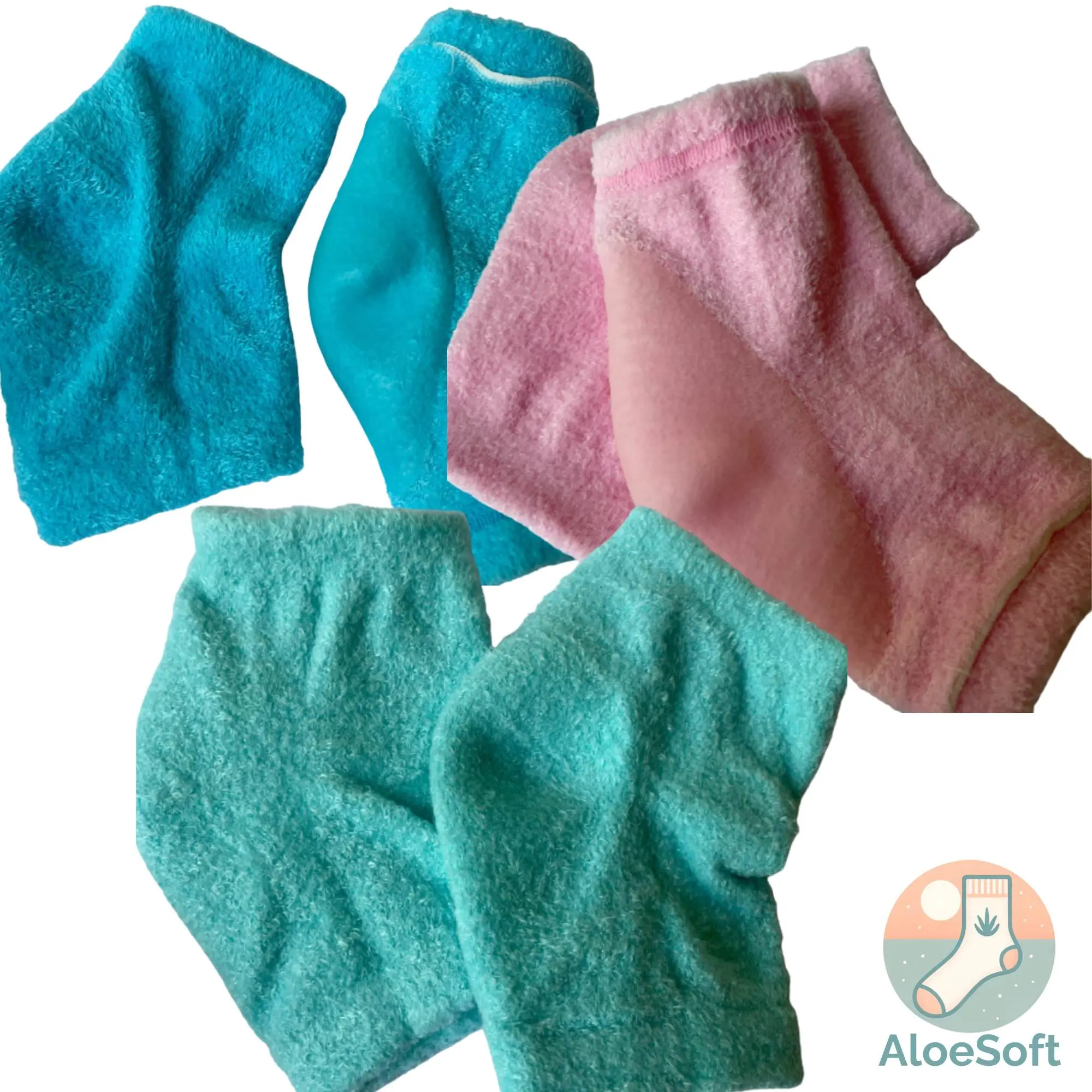 Blue, Pink, and Teal