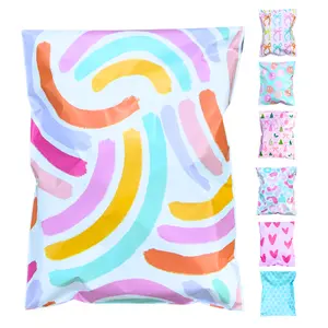 14.5 x 19 Bright Cheerful Waterproof Tear-Resistant Self-Sealing Strips Mailers for Boutiques and Small Businesses Brighten Every Package with Joy
