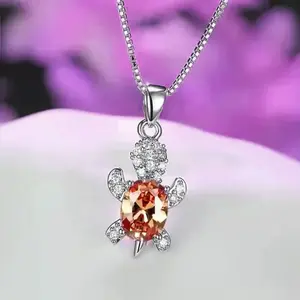 Cute turtle alloy necklace