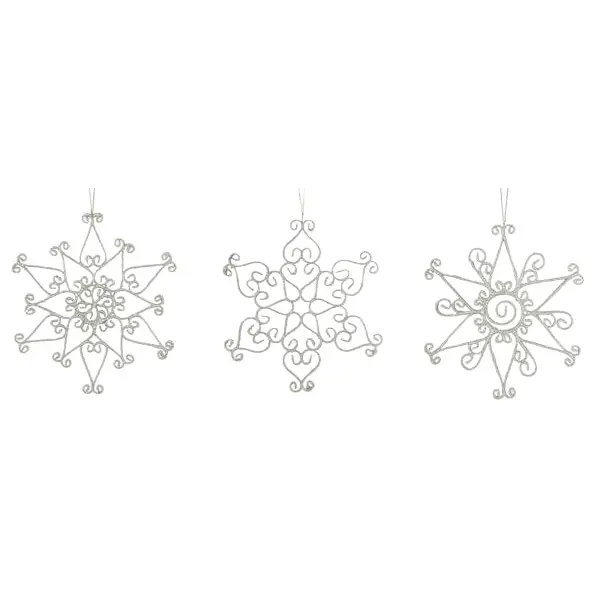 12"Dia Wire Snowflake