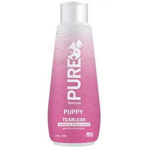 TropiClean PURE Raindrop Kisses Tearless Plant-Based Puppy Shampoo
