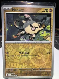 Shadowbox Reverse Holofoil Mankey
