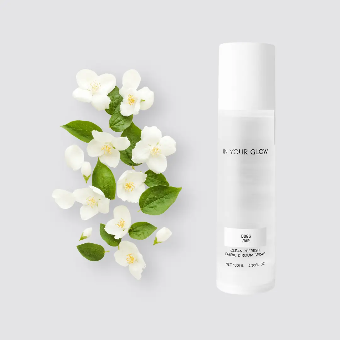 CLEAN REFRESH FABRIC & ROOM SPRAY D003 JAR 100ml Fragrance Perfume Scented Fine mist with Organic Sugar Cane Alcohol for Freshness & Odor Neutralization