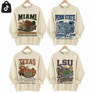 [Sale off 50%] Custom Team College Full Team Vintage Sand Sweatshirt – Football College Mascots Tee – Unisex Throwback Sports Shirt 25R
