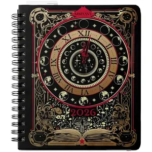 Waiting for Night 2026 Edition Weekly Planner - Compass-Style Daily Journal, Detailed Progress Tracker, Aesthetic Notebook for Efficient Time Management (Office Stationery Notebook)