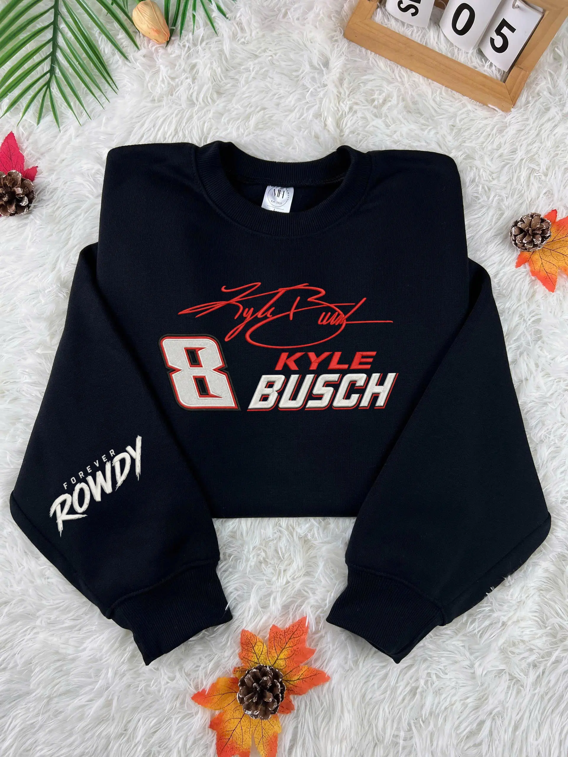 Embroidered KB 2026 NASCAR Sweatshirt, Busch Shirt, Kyle Busch Sweater, Kyle 8, NASCAR Shirt , Gift For Him