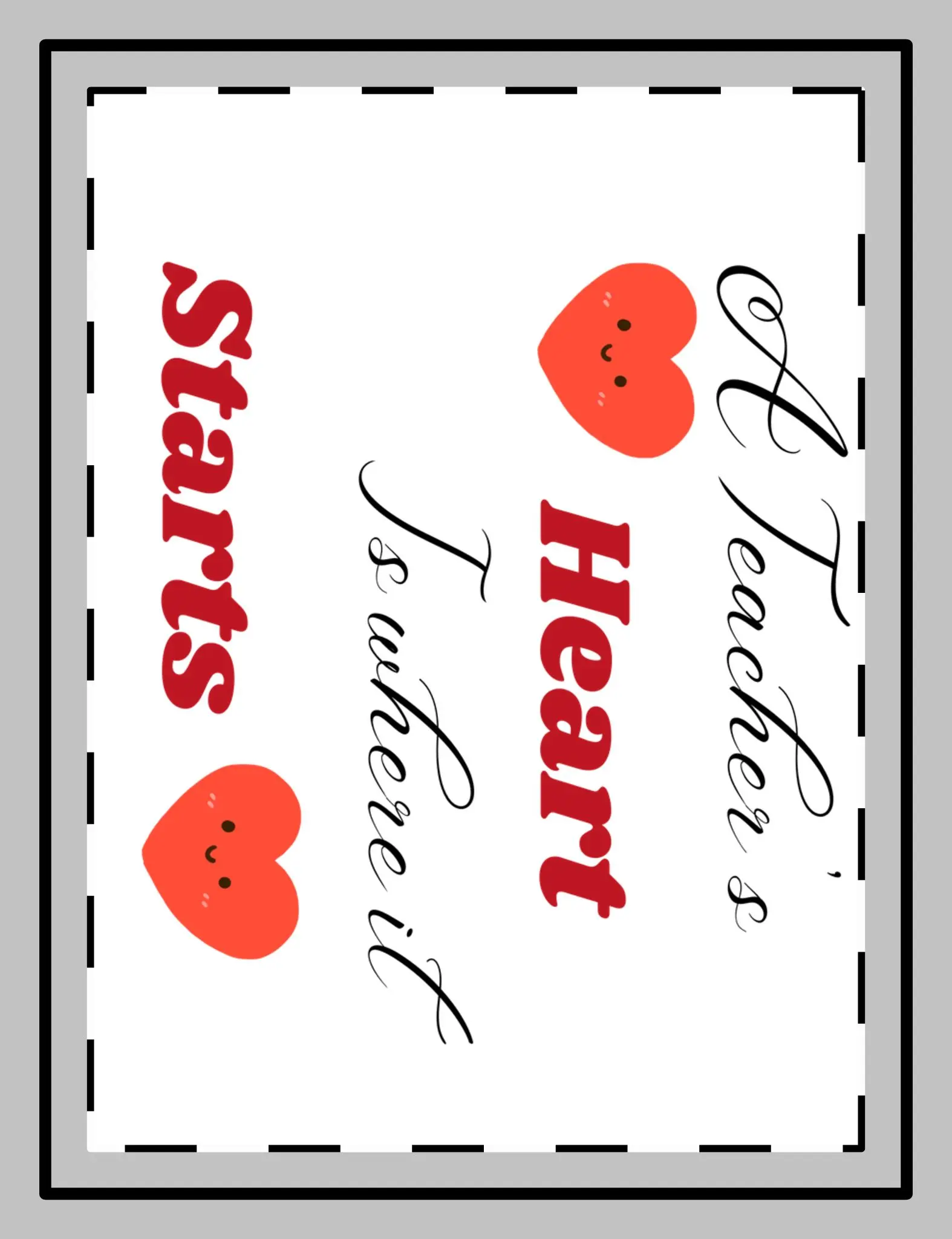 Custom Teacher Magnets, Heartfelt Office Decor, Classroom Essentials, Gift for Educators, Inspirational Teacher Gifts