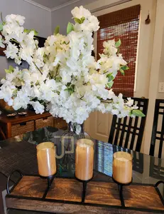 Artificial Cherry Blossom flowers. 6 × 25 Decor Decoration Ornaments