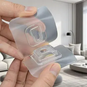 40pcs Strong Adhesive Wall Hooks for Hanging, Self Stick Hooks for Bathroom Kitchen Office, Removable Hooks No Residue, Reusable Hanging Hooks for Towels Decor Organizer sticky hook