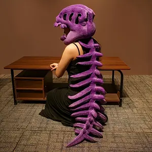 Dinosaur Skeleton Costume SetSpinosaurus-Style Dino Outfit – 3D Skull Headpiece & Spine for Dress-Up, Halloween Parties & Photos