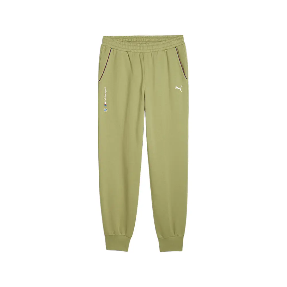 PUMA Mens Bmw M Motorsport Essentials Fleece Pants Casual - Green