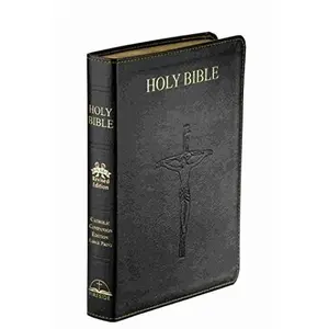 USED-Holy Bible, Catholic Companion Edition by Fireside Catholic Publishing (Unknown)