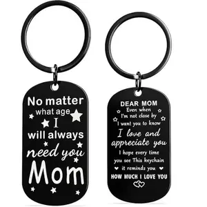 Mother’s Day Gifts for Mom Sentimental Keychain Gift from Daughter & Son Meaningful Birthday & Thanksgiving Gift Ideas for Mom