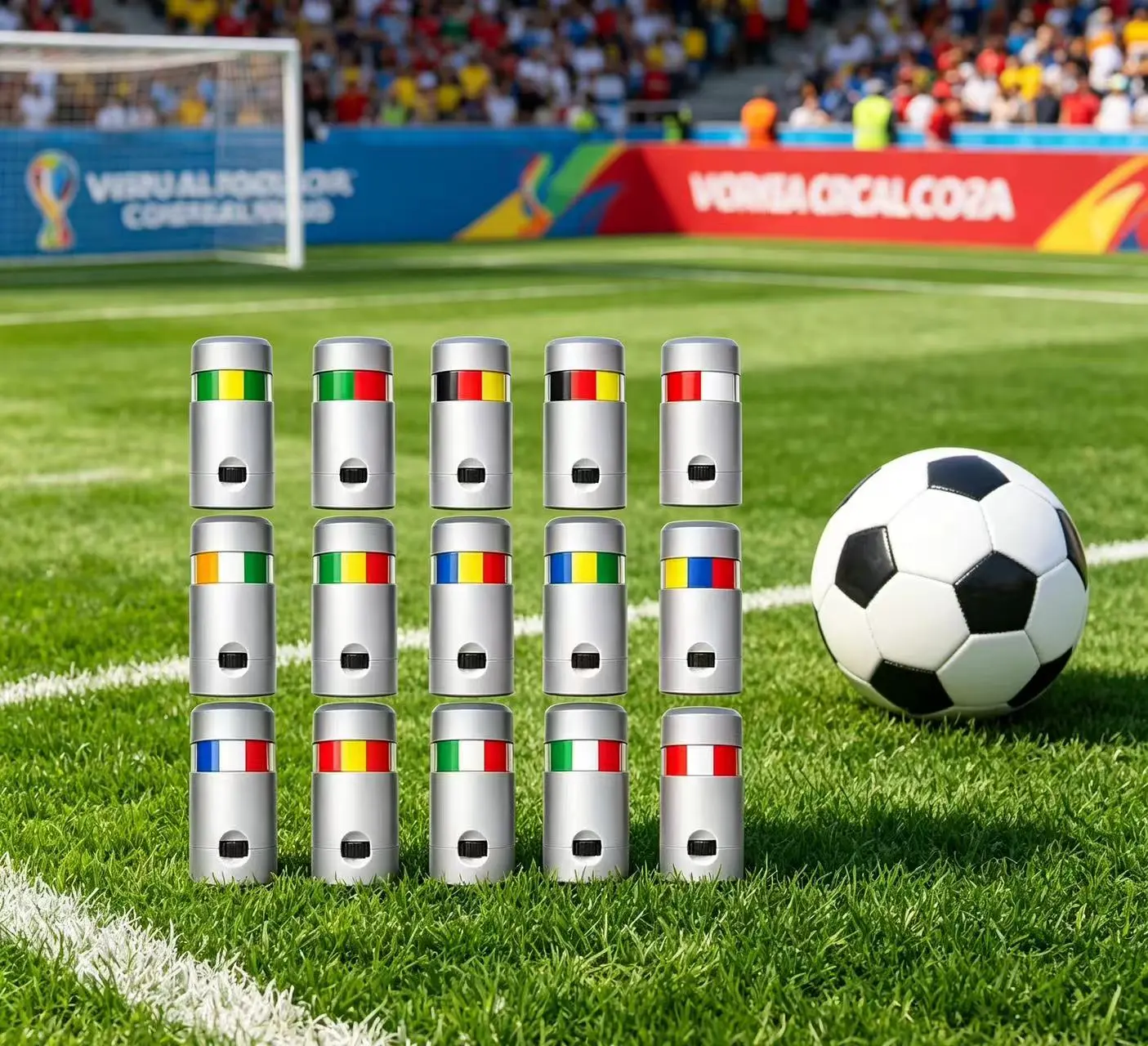 International Country Flag Face Paint Stick Set | Multi Nation Soccer Fan One-Stroke Face Makeup International Country Flag Face Paint Stick Set | Multi Nation Soccer Fan One-Stroke Face Makeup